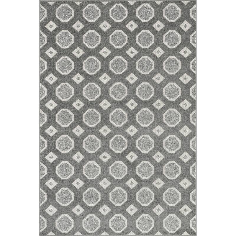 Alexander Home Indoor/ Outdoor Palm Gem Rug