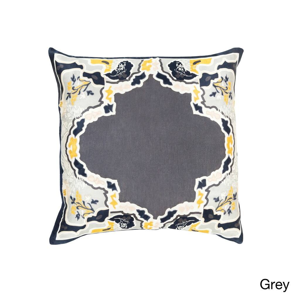 Decorative Densmore 18-inch Poly or Feather Down Filled Throw Pillow