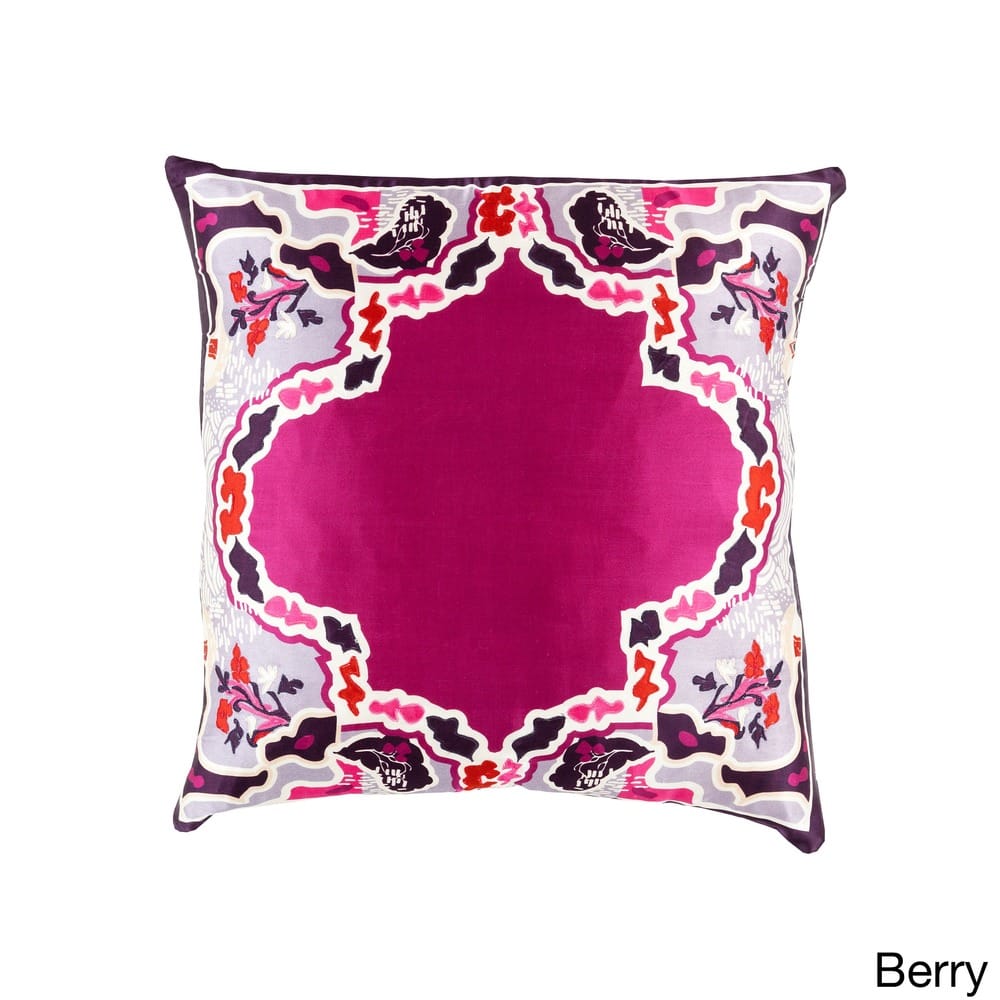 Decorative Densmore 18-inch Poly or Feather Down Filled Throw Pillow