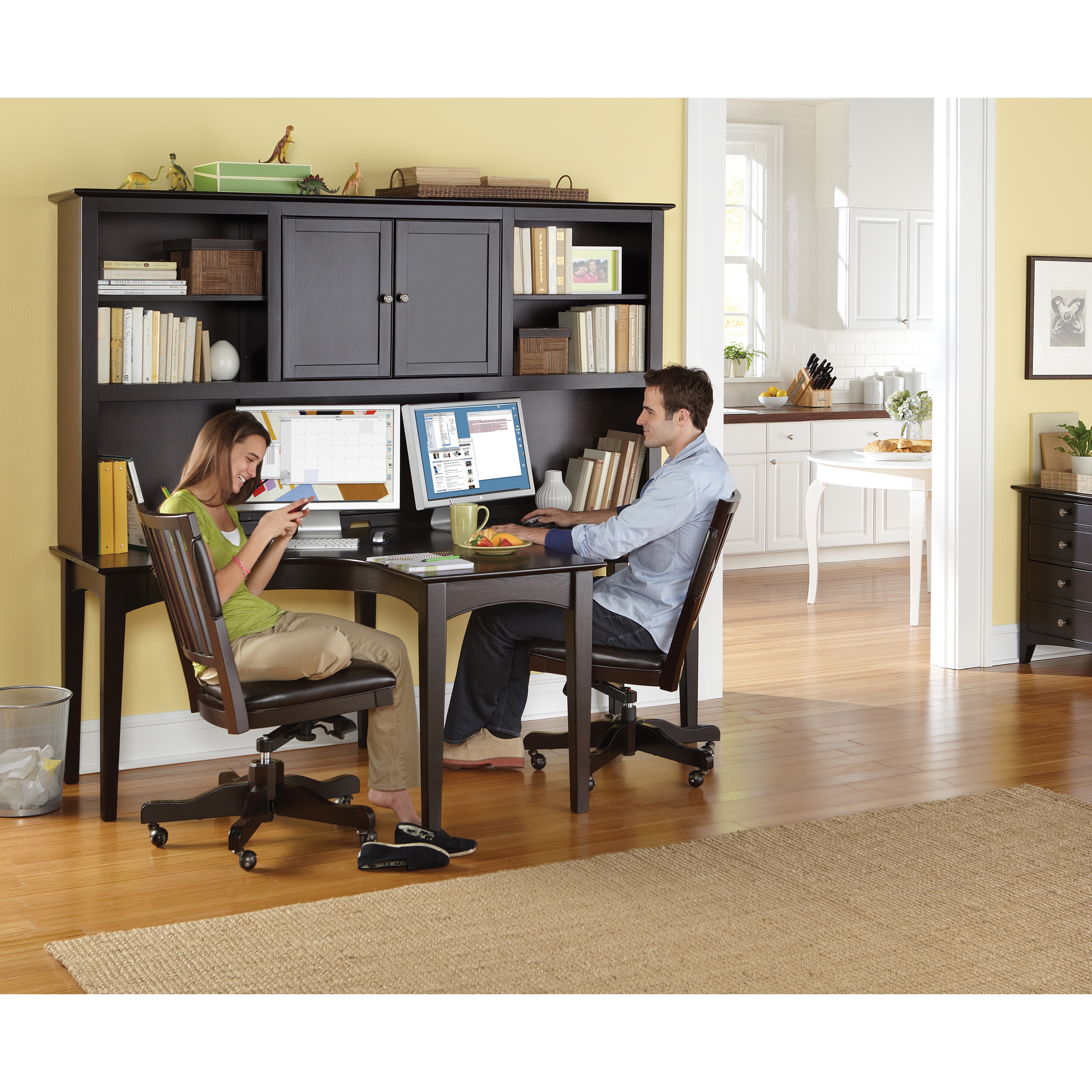 Shop Art Van E2 Dual T Desk Free Shipping Today Overstock