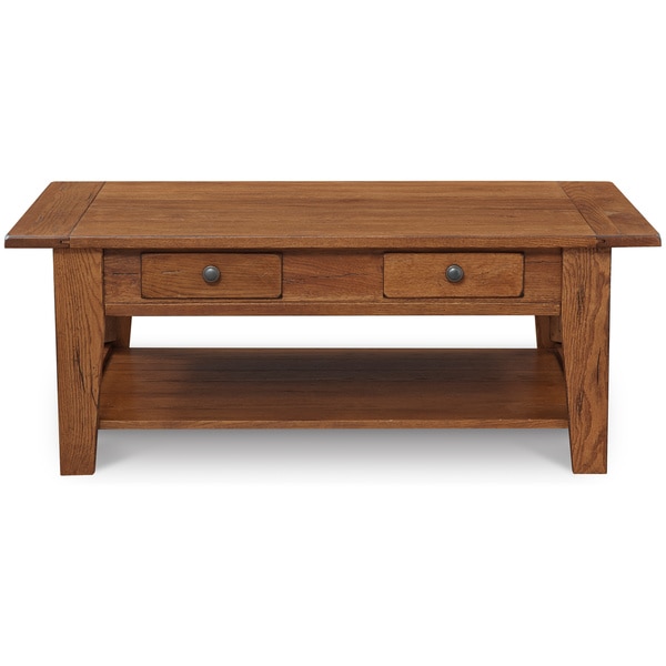 Shop Art Van Wood Rectangular Cocktail Table Free Shipping