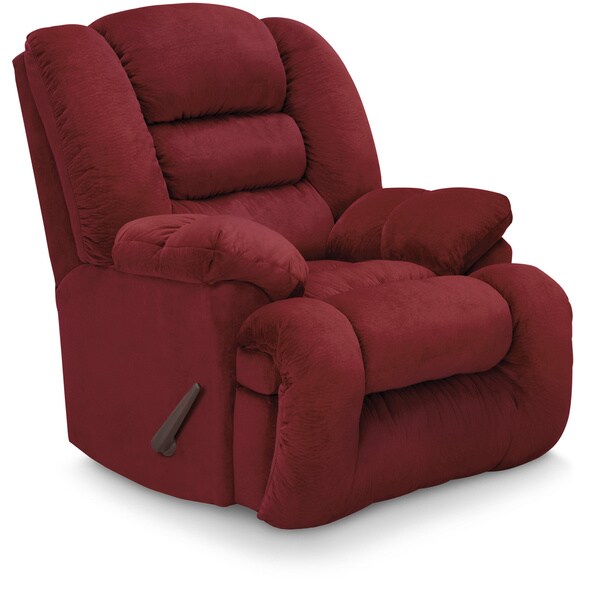 Shop Art Van Maroon Rocker Recliner Chair Free Shipping Today