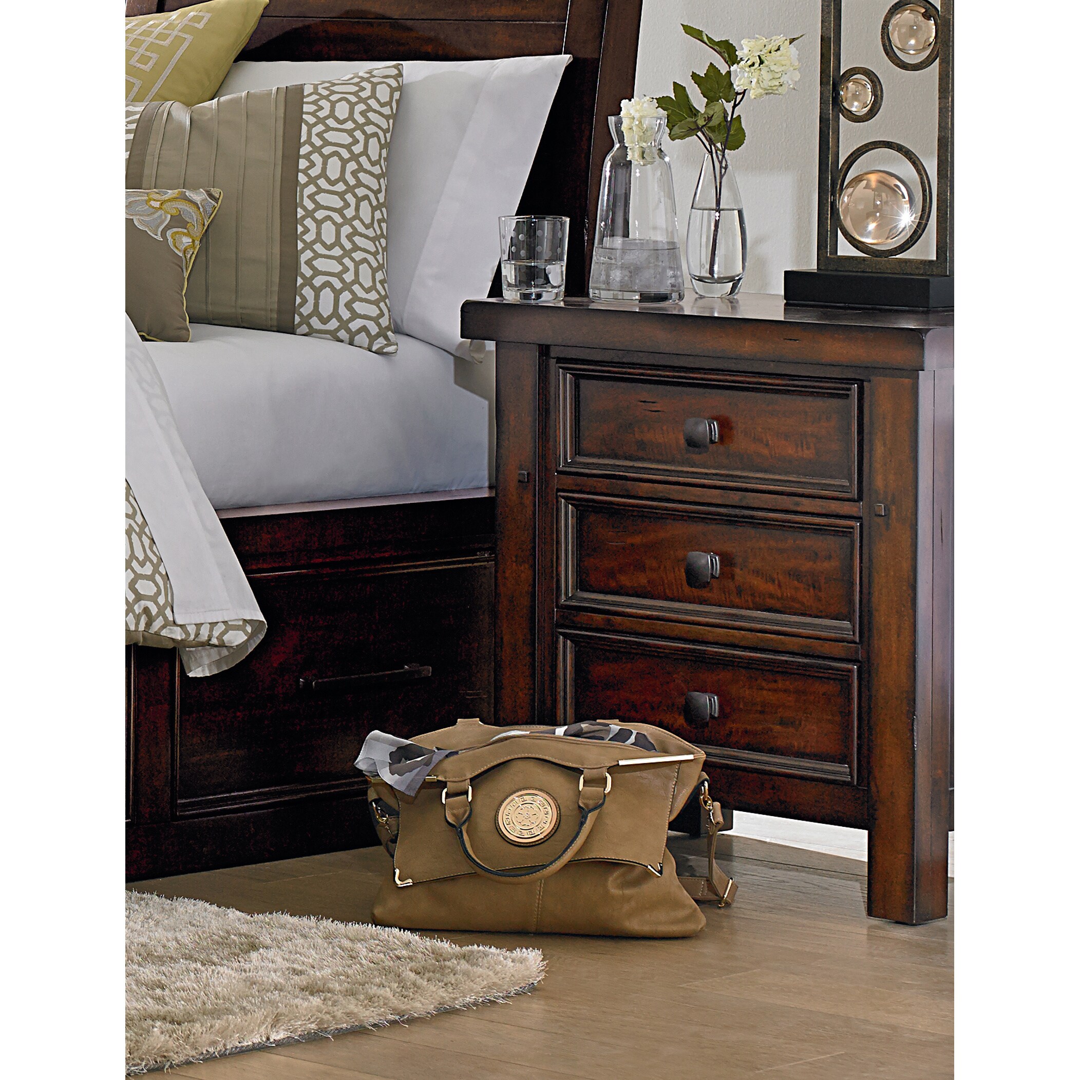 Shop Art Van Sonoma 3drawer Nightstand Free Shipping Today