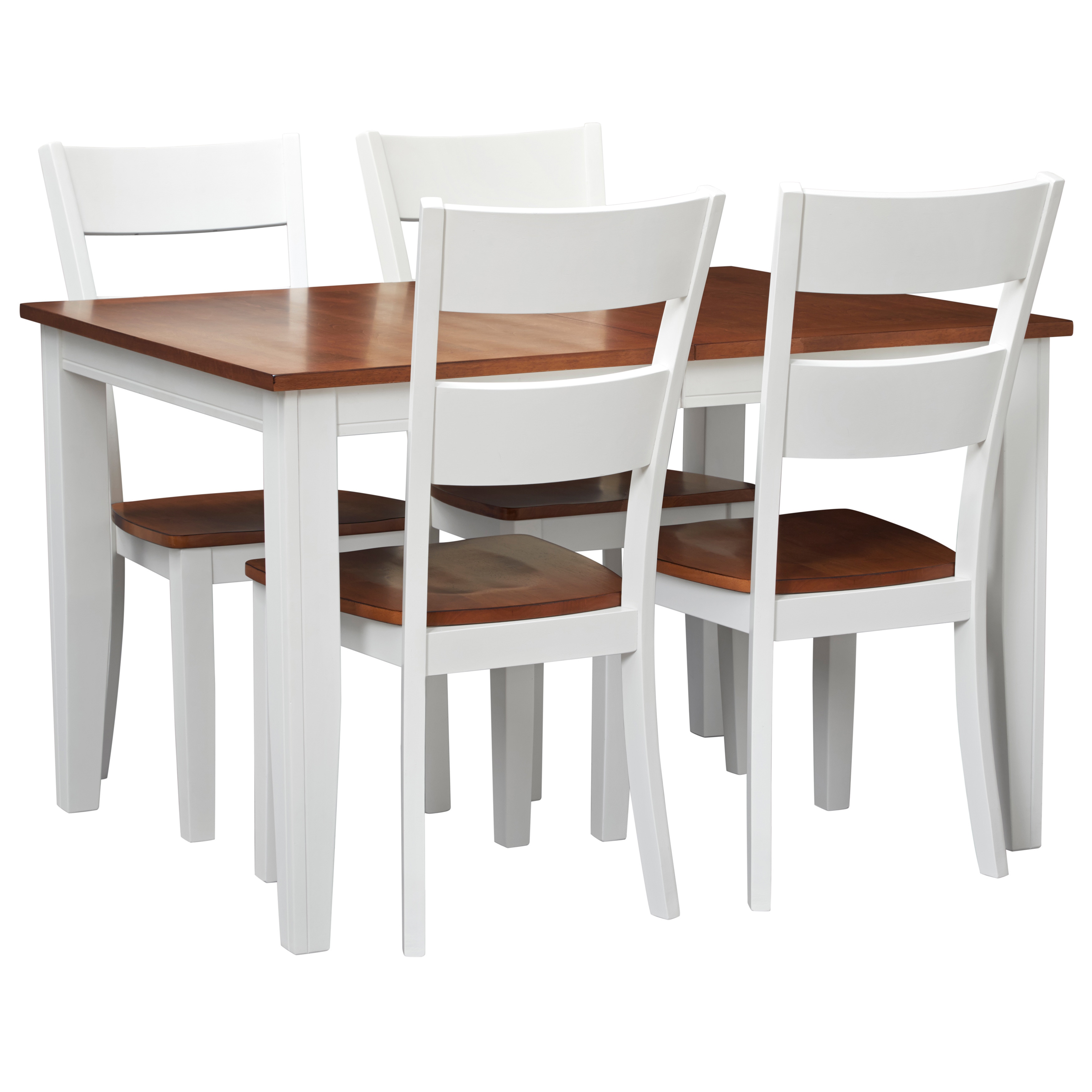 Shop Art Van Choices Spice Finish 5 Piece Dining Set Overstock 9947596