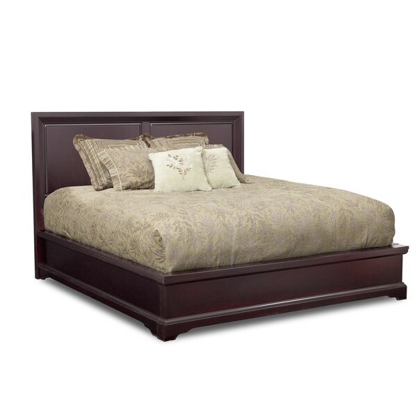 Art Van Orleans Merlot King Panel Bed   17102260   Shopping