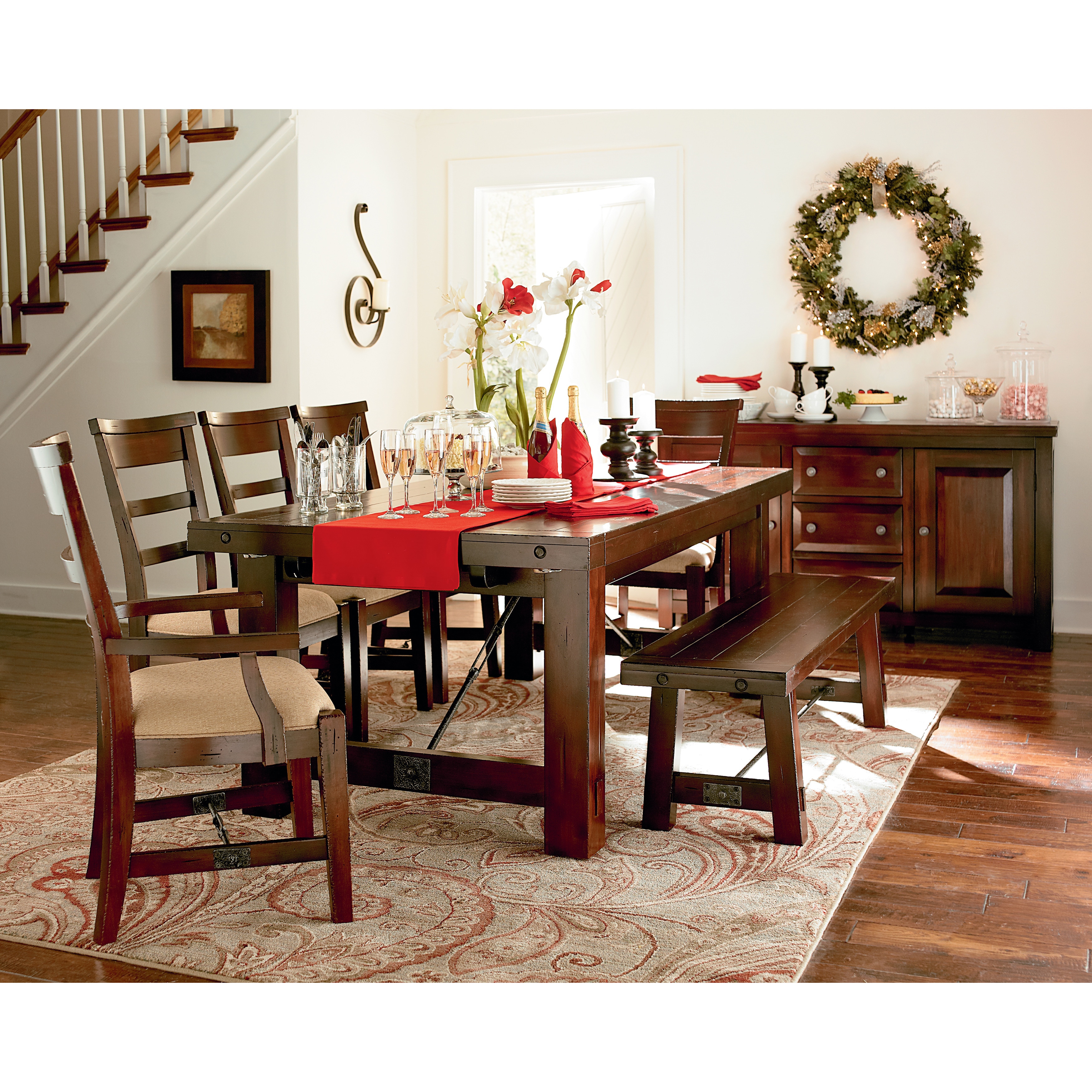 Art Van Vineyard Extension Table Overstock 9948900