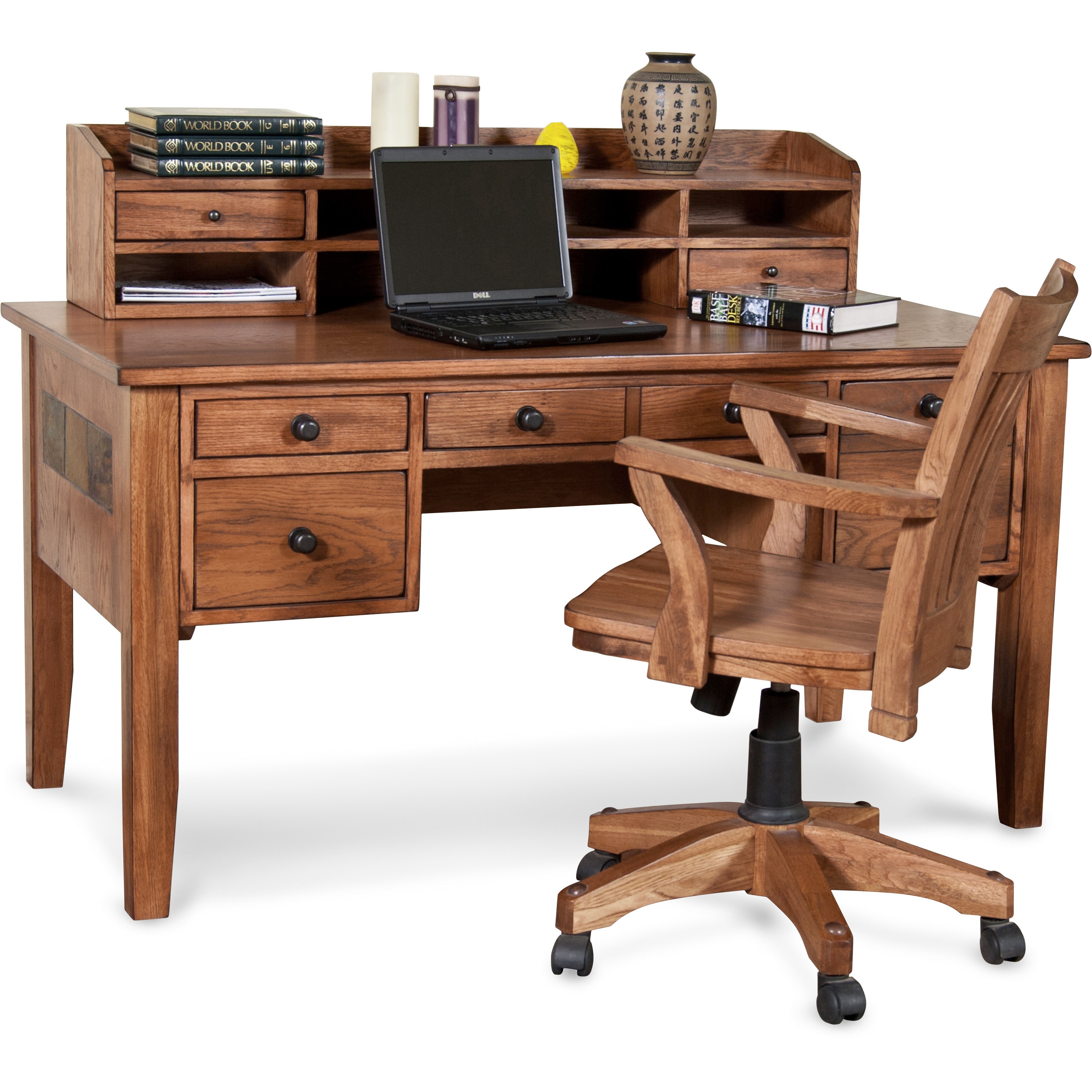 Art Van Sedona Writing Desk And Hutch Overstock 9948968