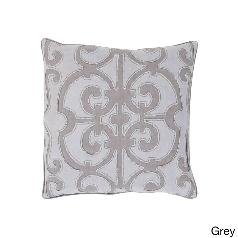 Decorative Ingraham Feather Down or Polyester Filled Pillow 18-inch