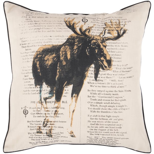 Cushion Covers Moose Throw Pillow Christmas Moose 16x16 Inches