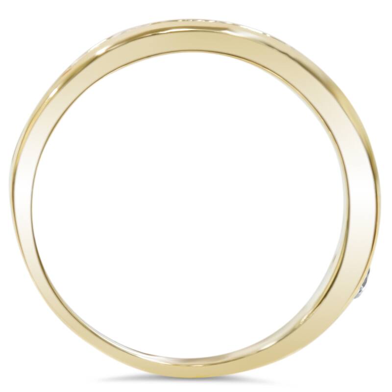 14k Yellow Gold 1ct TDW Channel-set Diamond Wedding Band