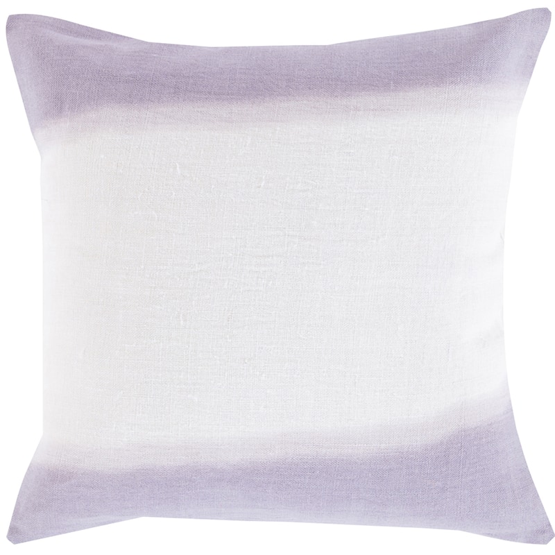 Benson 18-inch Decorative Stripe Throw Pillow - Feather Down - Lavender