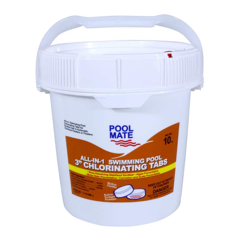 Pool Mate All-In-one Swimming Pool Three-inch Chlorinating Tabs