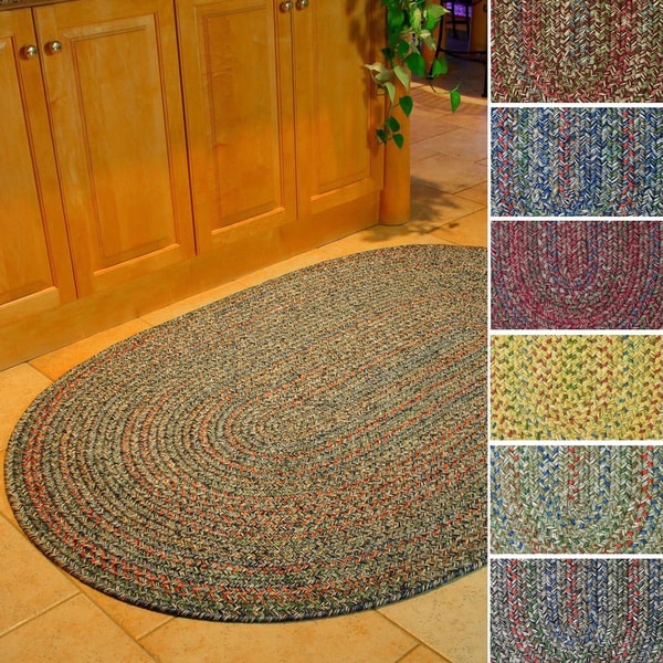 Rhody Rug Sophia Indoor/ Outdoor Braided Reversible Area Rug (8' x 11')