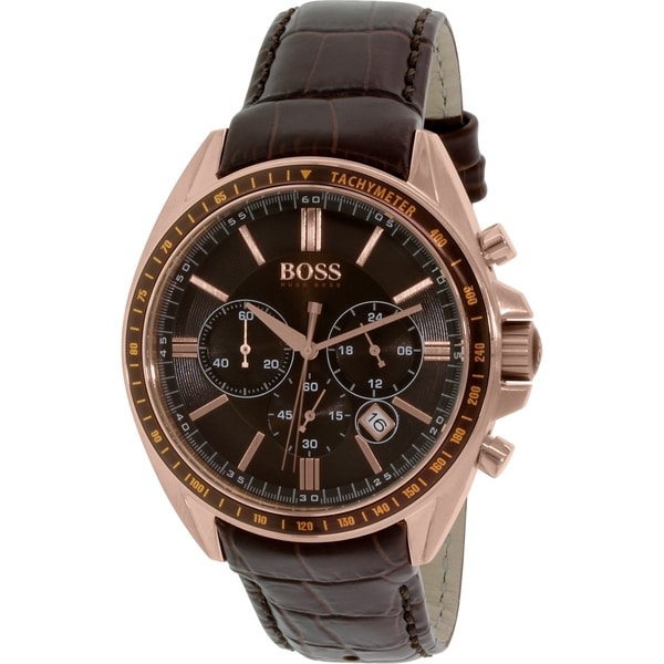 hugo boss driver chronograph watch