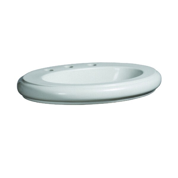 Danze Orrington Drop In White Porcelain Bathroom Sink Dc017118wh