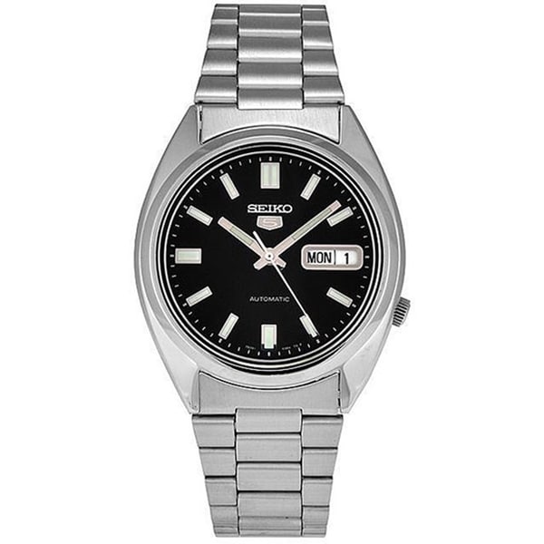 Seiko Men's 5 Automatic SNXS79K Black Stainless-Steel Automatic Watch ...