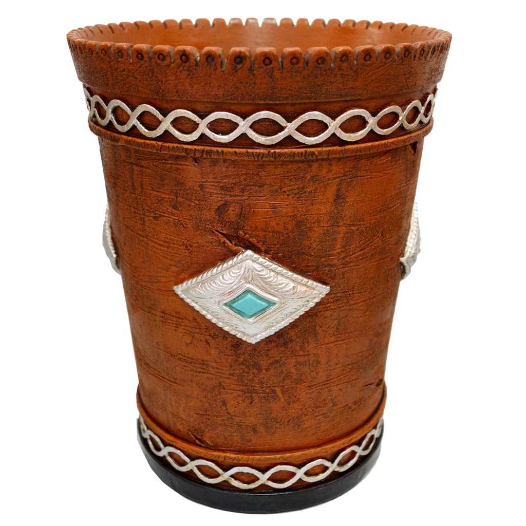HiEnd Accents Southwestern Waste Basket