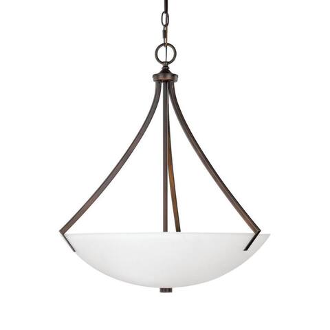 Stanton 3-light Burnished Bronze Pendant