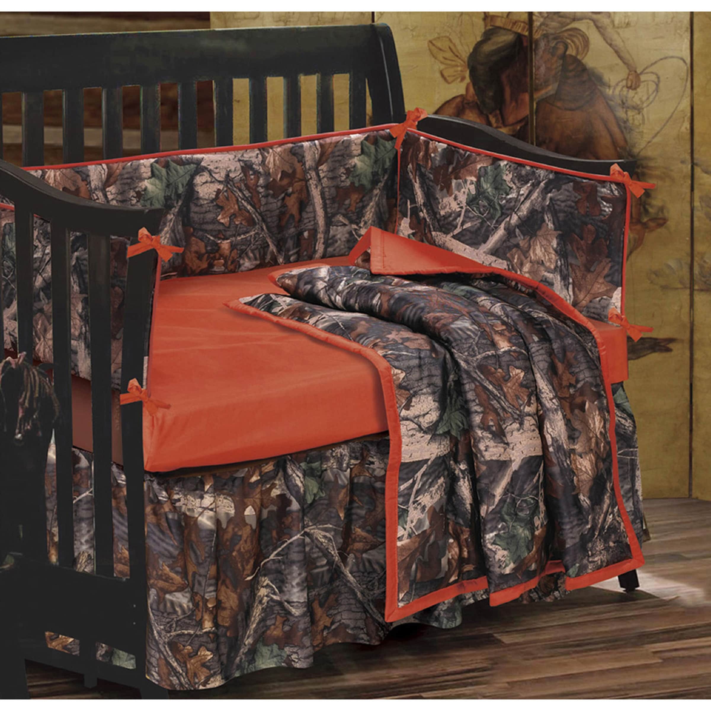 camouflage crib bedding