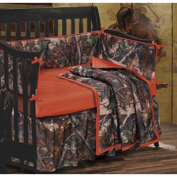 camo crib bumper