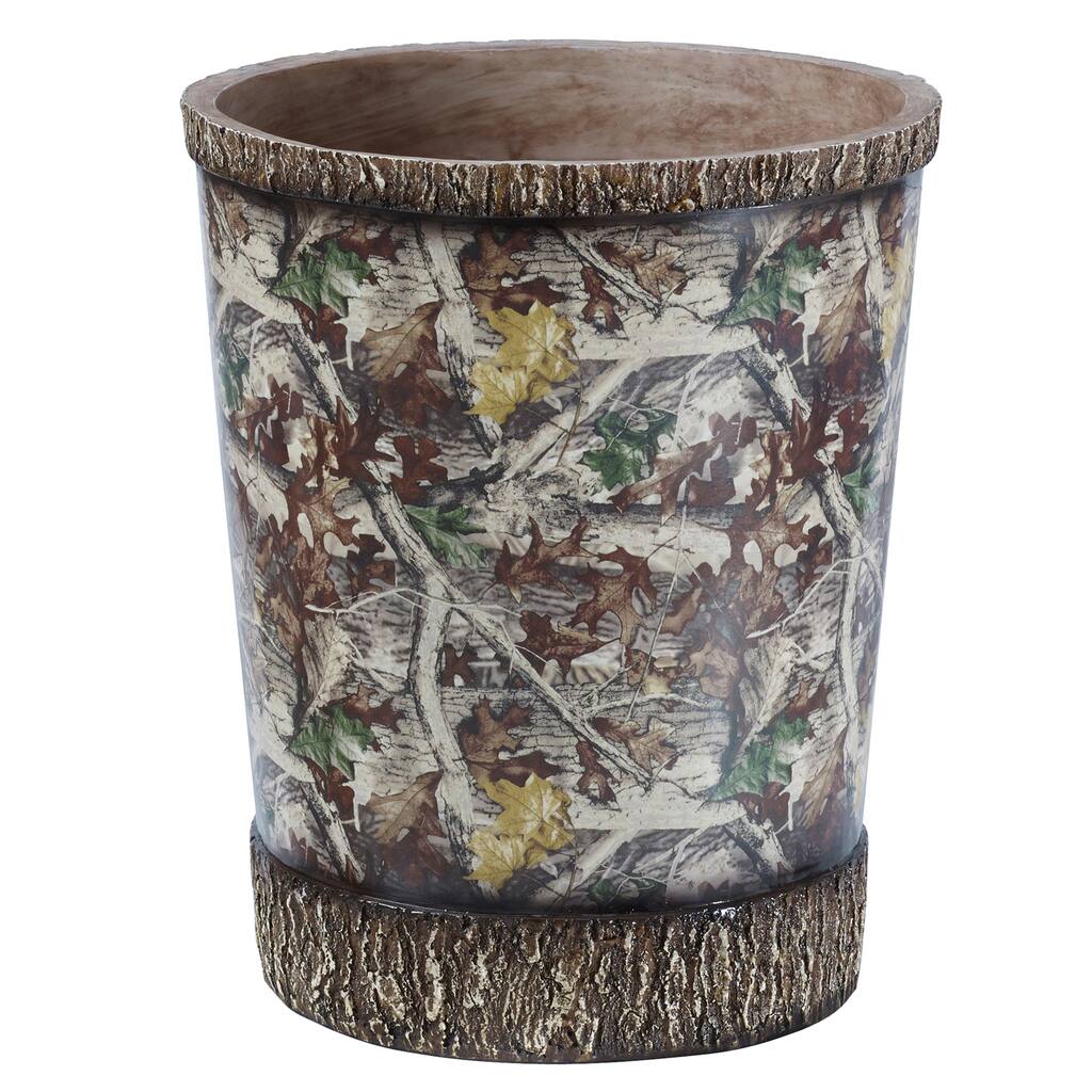 HiEnd Accents Camo Waste Basket