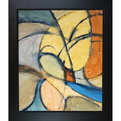 La Pastiche Clive Watts Curvey Abstraction Framed Fine Art Print