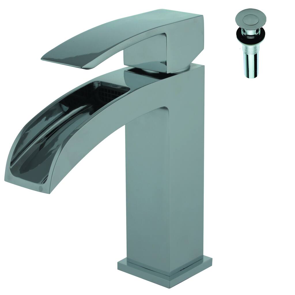 Single handle Deck Mount Lavatory Faucet with Pop up Drain