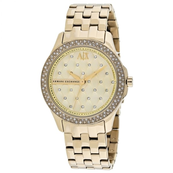 Armani Exchange Women's AX5216 Goldtone Stainless Steel Quartz Watch