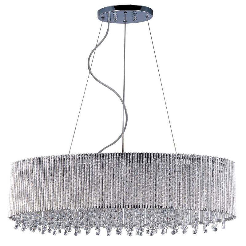 Maxim Lighting Spiral 6-light Single Pendant - Silver