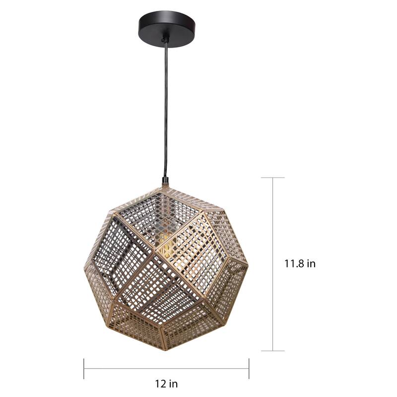 Carson Carrington Ularp 1-light Gold Ceiling Fixture