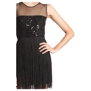 bcbg fringe dress