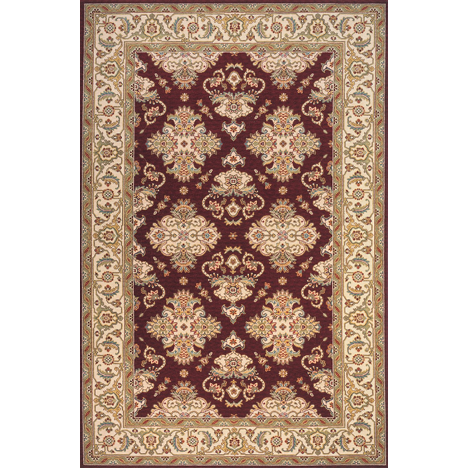 Momeni Persian Garden Burgundy Nz Wool Rug 9 6 X 13 Momeni Persian Garden Burgundy Nz Wool Rug 9