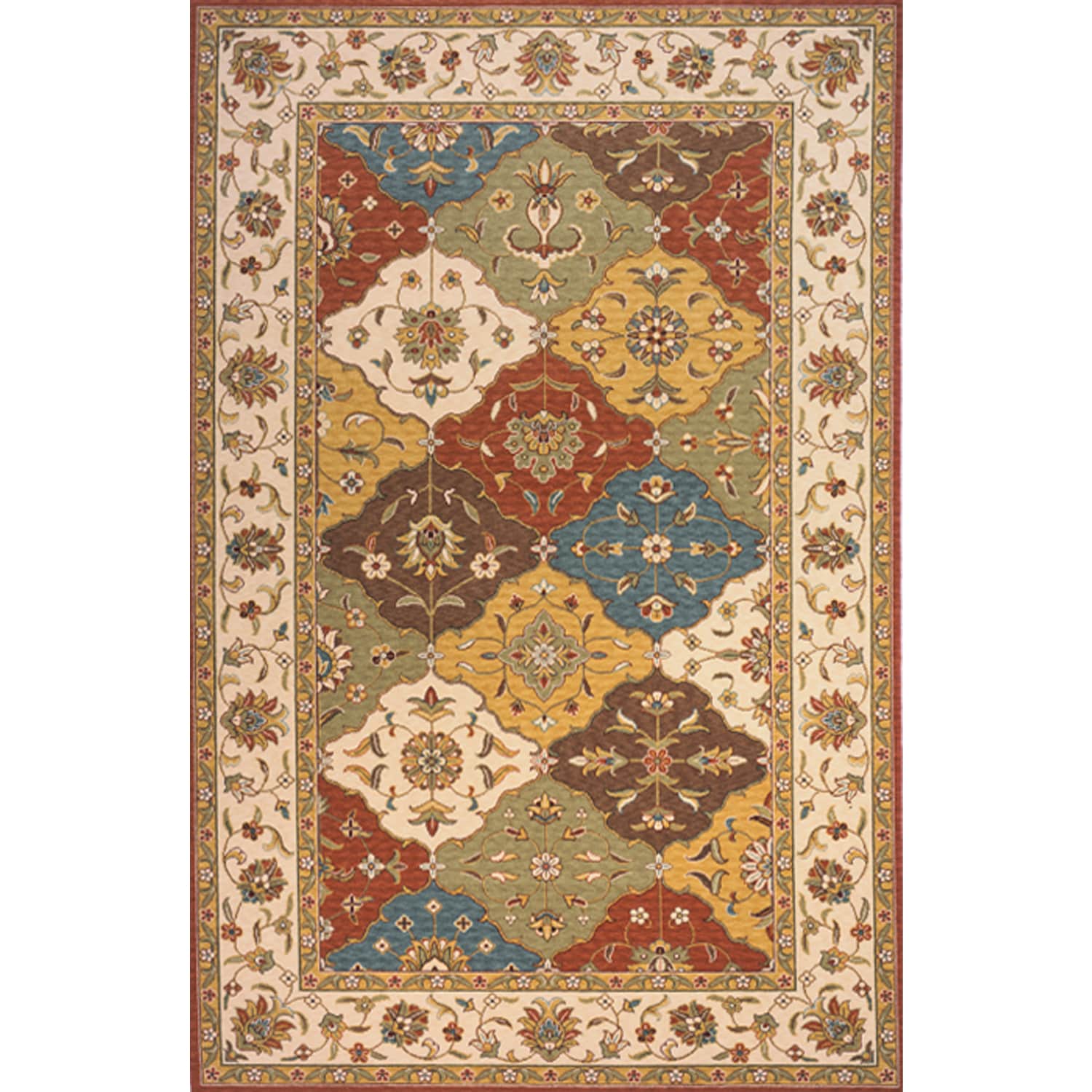 Momeni Persian Garden Multicolor Nz Wool Rug 9 6 X 13 Image Is Loading Momeni Persian Garden Multicolor Nz Wool Rug 9