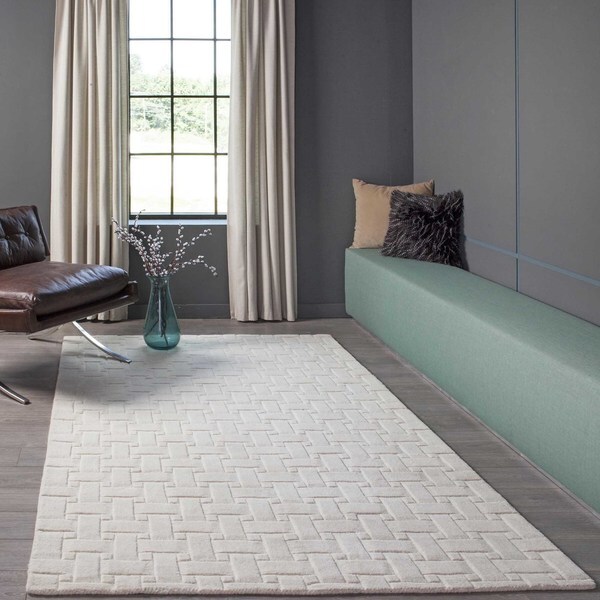 Momeni Metro Ivory Hand-Tufted Wool Rug