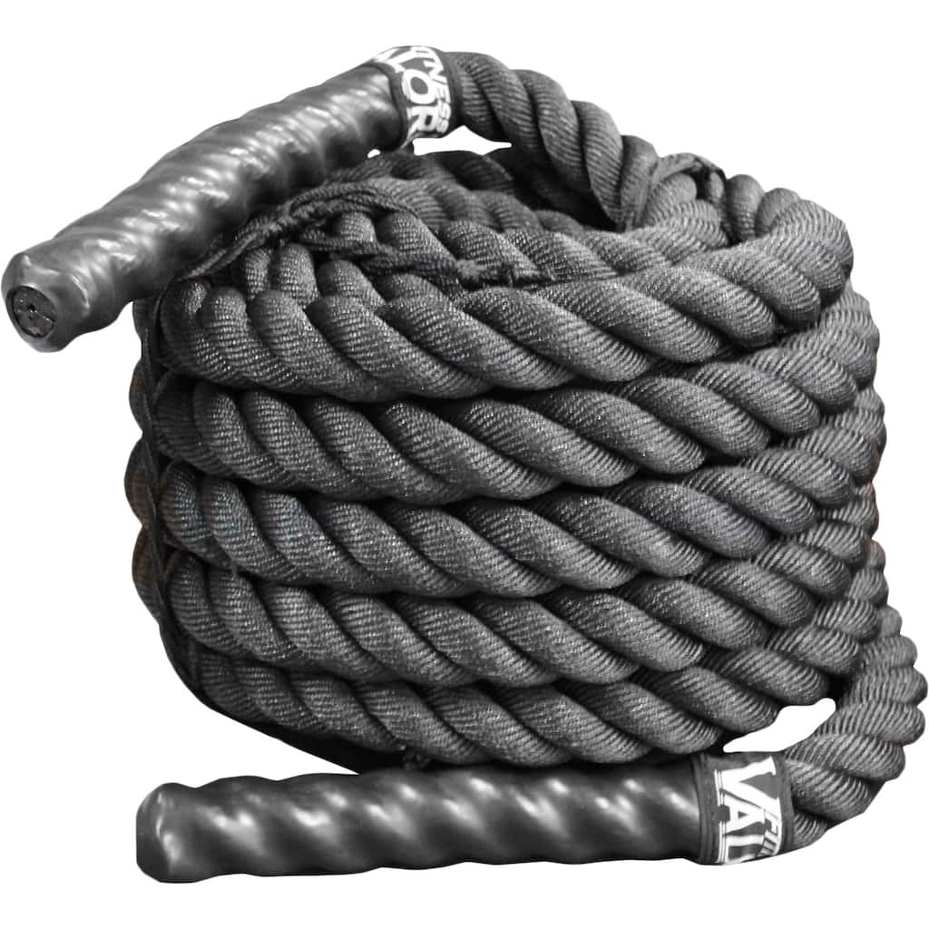Valor Fitness BRB-WO 40-Foot Braided Battle Rope with Sheath Protection