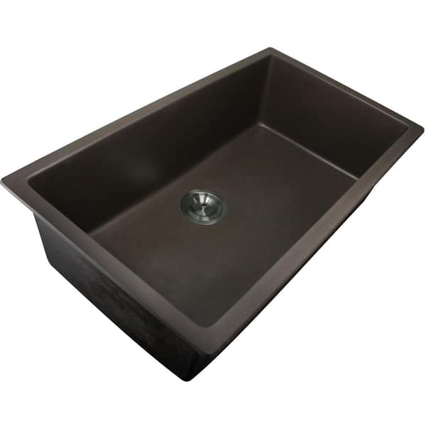 Shop Highpoint Collection Granite Composite 33 Inch Single Bowl
