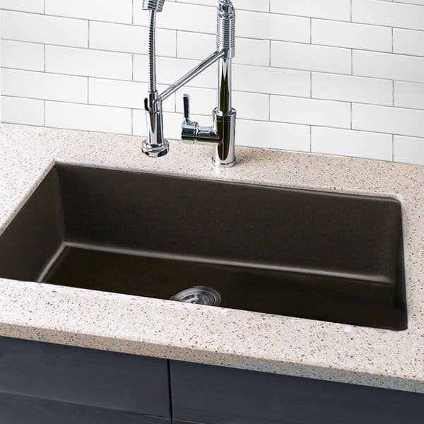 Shop Highpoint Collection Granite Composite 33 Inch Single Bowl