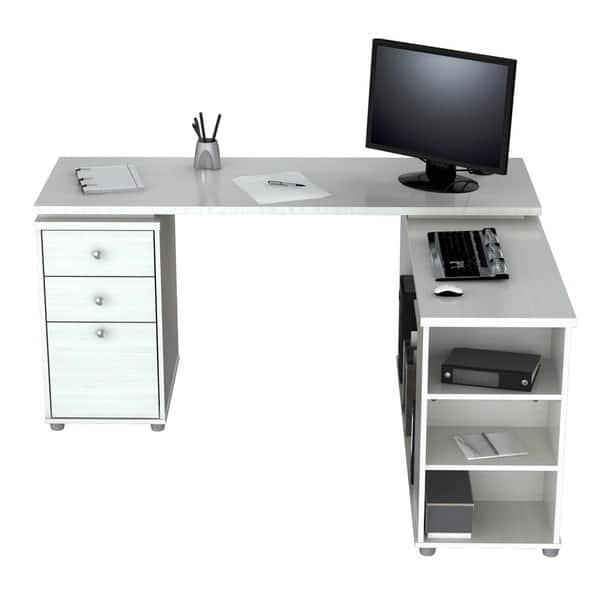 Shop Inval L Shaped Computer Workstation Desk On Sale Free