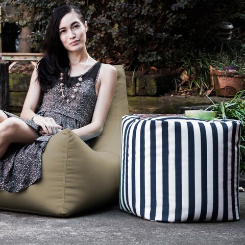 Jaxx Bean Bags Luckie Indoor/Outdoor Patio Ottoman