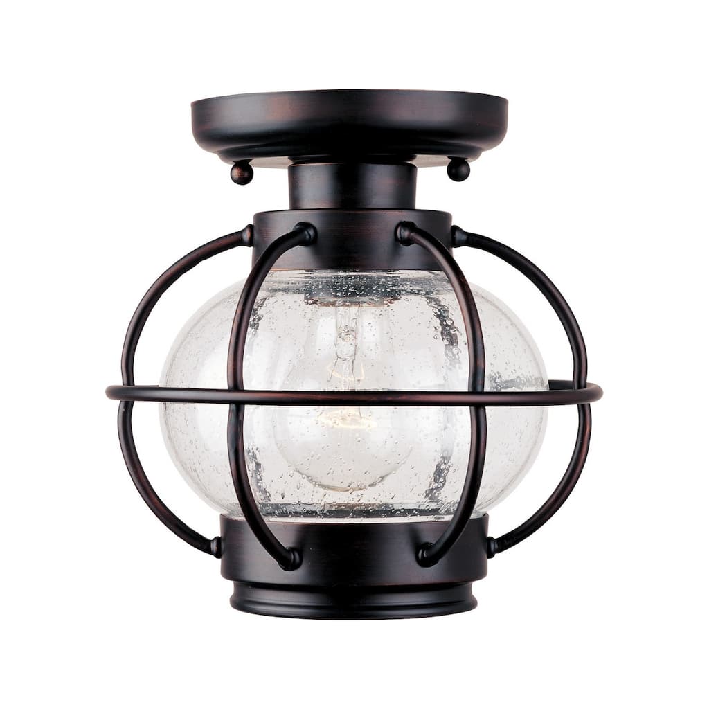 Maxim Aluminum Seedy Shade Portsmouth 1-light Outdoor Ceiling Mount