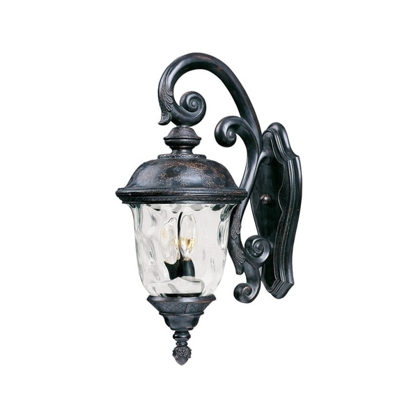 Maxim Vivex Water Gl Shade Carriage House 2 Light Outdoor Maxim Vivex Water Gl Shade Carriage House 2 Light Outdoor Wall Mount