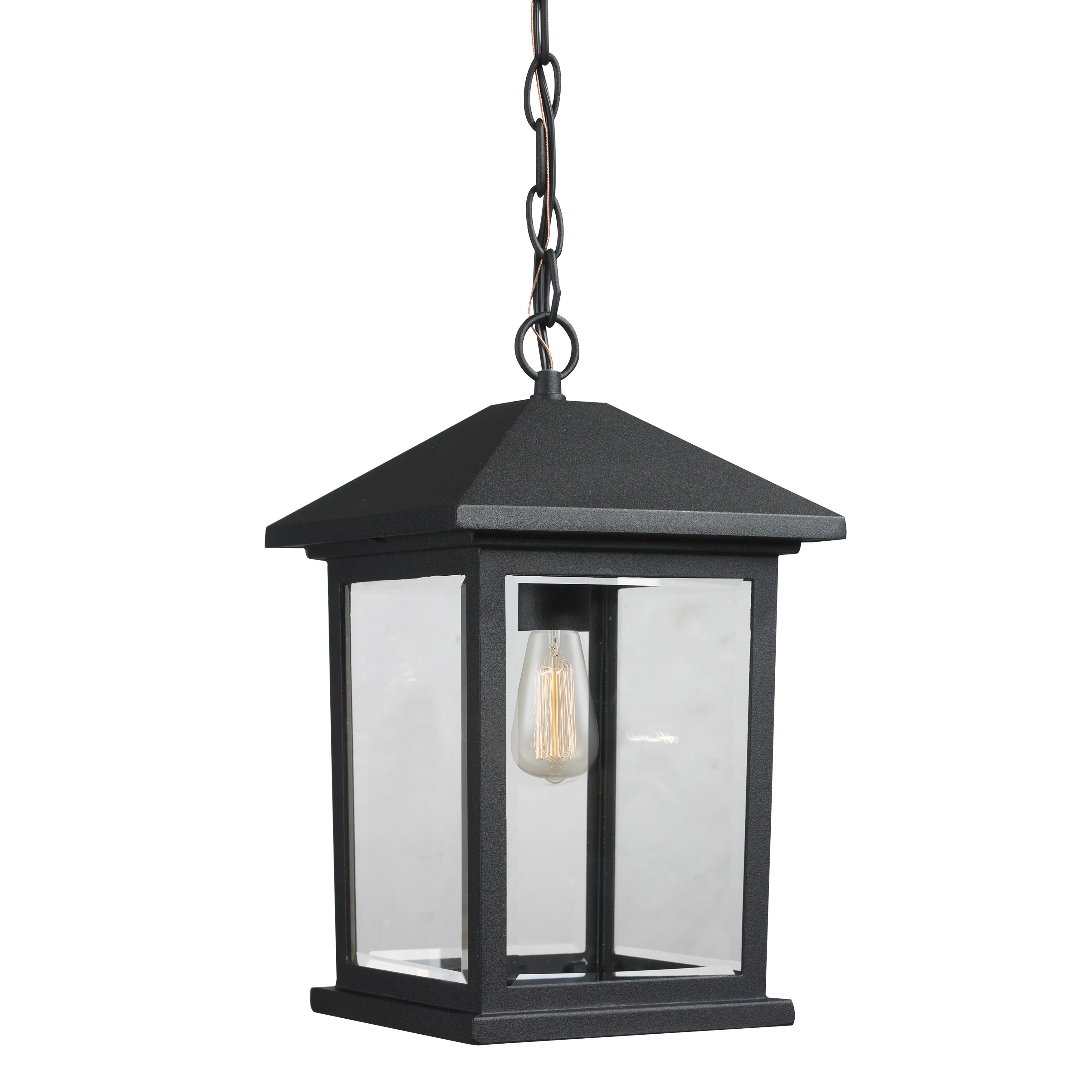 Avery Home Lighting Portland 1 Light Matte Black Outdoor Avery Home Lighting Portland 1 Light