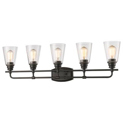 Avery Home Lighting Annora 5-light Olde Bronze Vanity