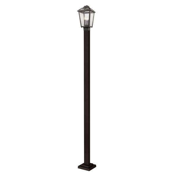 slide 1 of 1, Avery Home Lighting Portland 1-Light Oil Rubbed Bronze Post Light