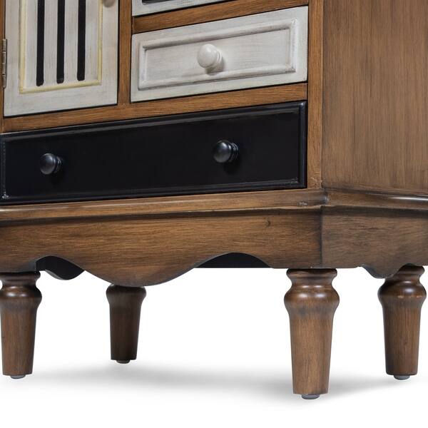 Shop Furniture Of America Sole Vintage Multi Color Solid Wood