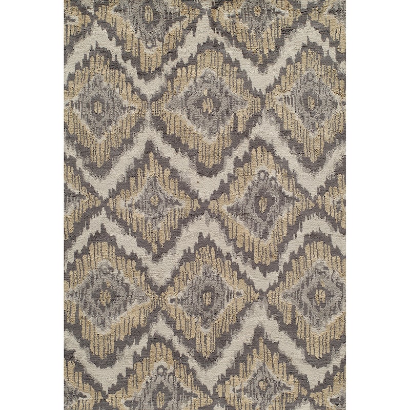 Momeni Heavenly Hand Tufted Polyester Ikat Area Rug
