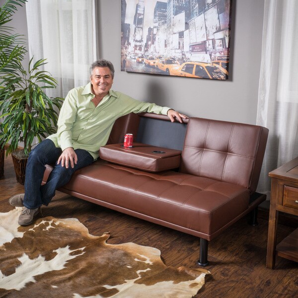 Shop Vicenza Three Seat Sofa Sleeper by Christopher Knight Home Free