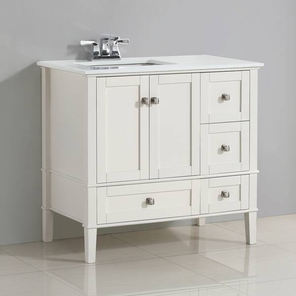 Wyndenhall Windham 36 Inch Contemporary Bath Vanity In Wyndenhall Windham 36 Inch Contemporary Bath Vanity In
