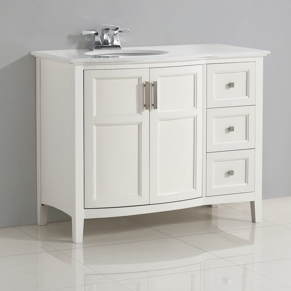 Shop WYNDENHALL Salem 42 inch Contemporary Bath Vanity in ...