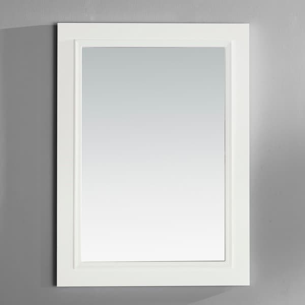 WYNDENHALL Carlyle White Bath Vanity Decor Mirror - Off-White